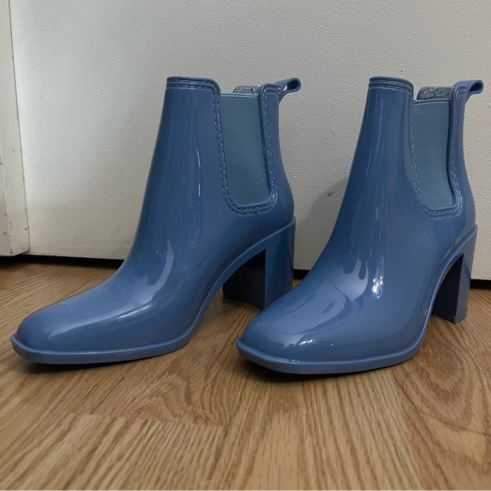Jeffrey Campbell blue booties